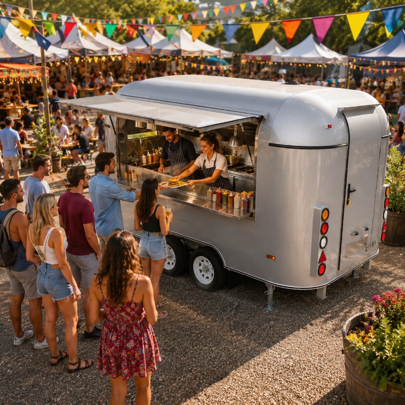 Coffee Equipment Usa - Foodtruck met volledig uitgeruste keuken, op
