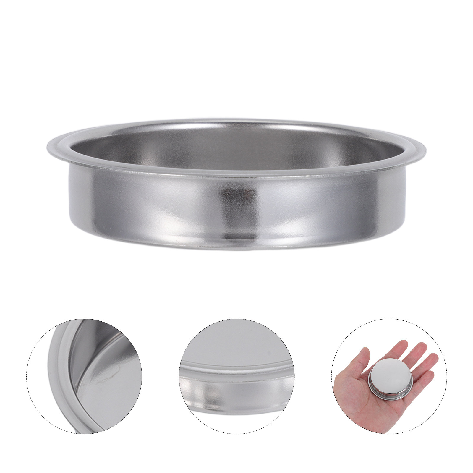 Blind Filter Disc - 3-delige koffiemachine poederbak universeel 51mm roestvrijstalen