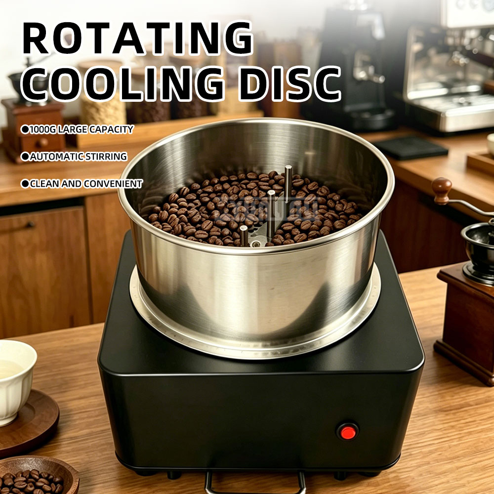 Coffee Equipment Usa - 1000g vierkante roterende koelplaat koffiebonenroostermachine voor