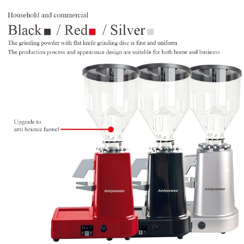Coffee Grinder Burr Flat - Airo 60mm roestvrijstalen elektrische koffiemolen met