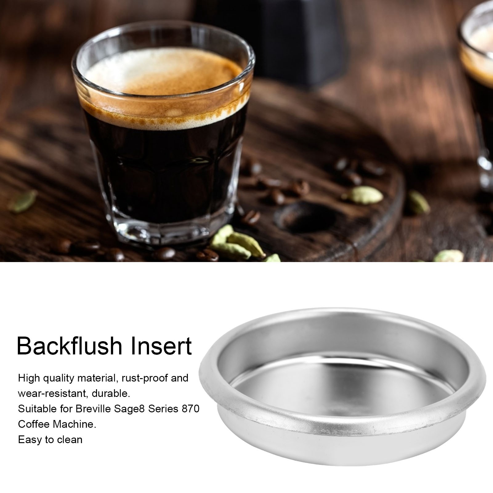 54mm Koffiemachine RVS Backflu - Blind Filter Disc recensie en prijs