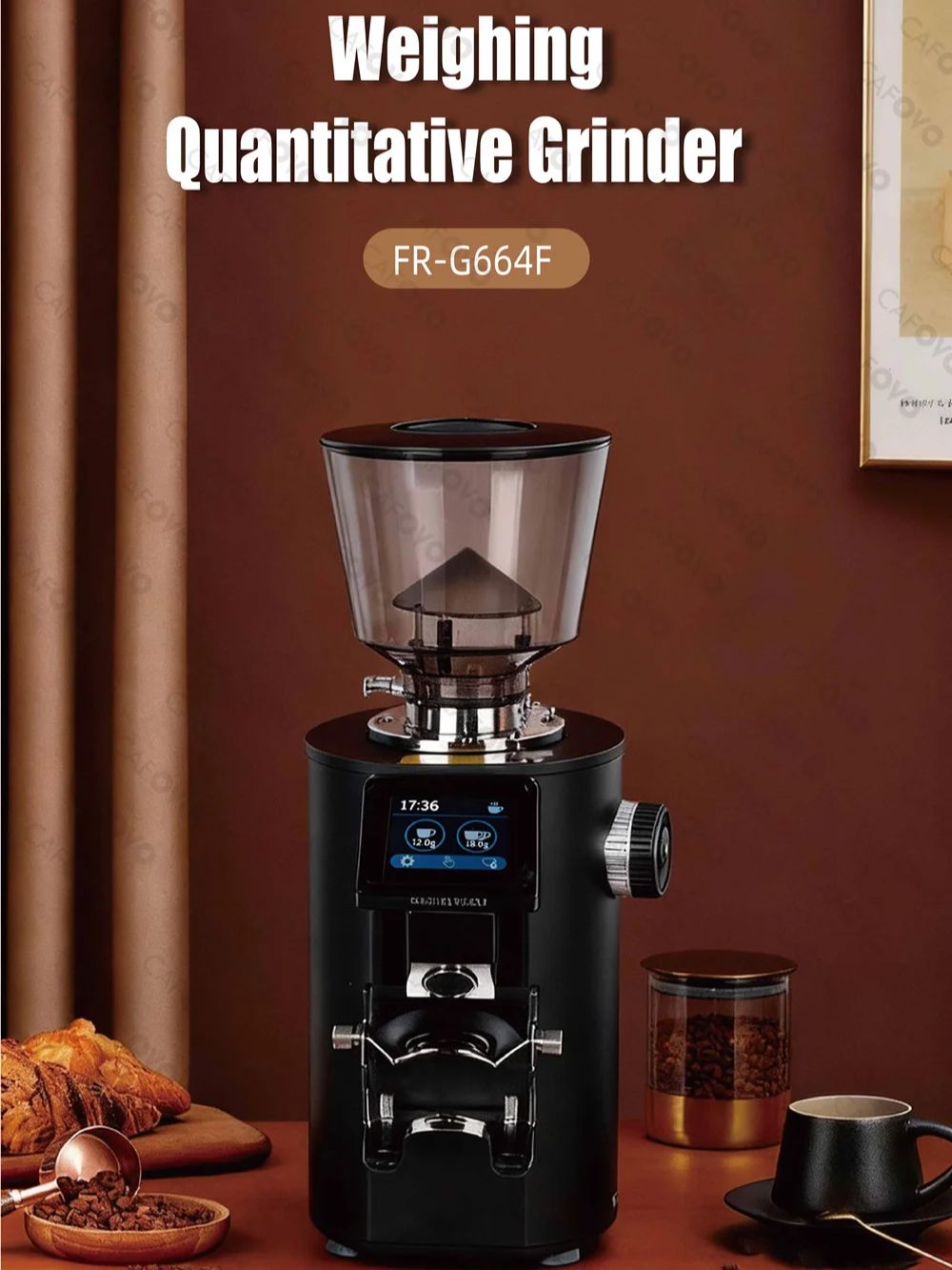 CAFOVO G664F Professionele Weg - Coffee Grinder Burr Flat recensie en prijs