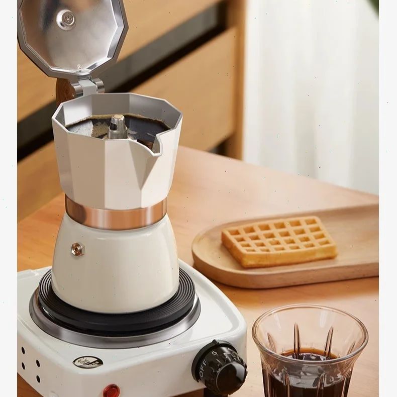 Moka-pot met ronde bodem, enke - Coffee Equipment Usa recensie en prijs